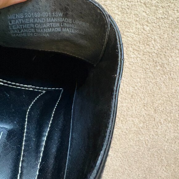 Stacy Adams Abbott Cap Toe Oxford Dress Shoes Black Leather Men's Size 13W - Picture 10 of 10